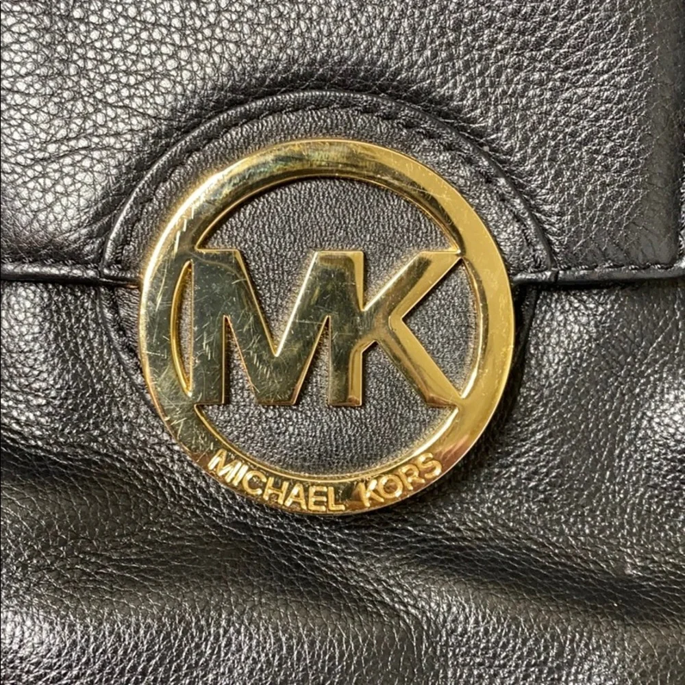 Michael Kors Black Leather Purse